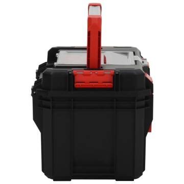 Tool Box Black and Red - 45x28x26.5 cm | HipoMarket