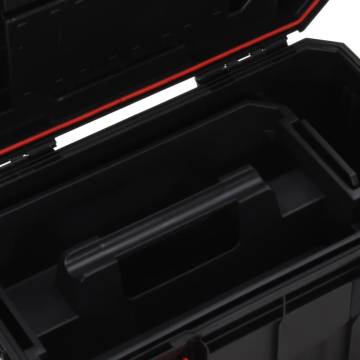 Tool Box Black and Red - 45x28x26.5 cm | HipoMarket