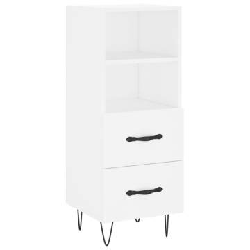 Stylish Highboard White 34.5x34x180 cm - Elegant Design