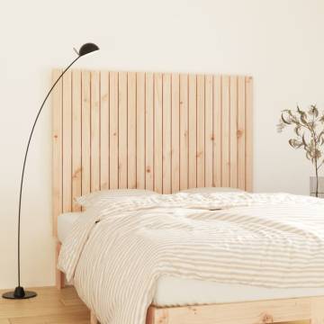 Elegant Solid Wood Pine Wall Headboard - 146.5x3x110 cm