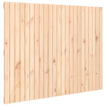 Elegant Solid Wood Pine Wall Headboard - 146.5x3x110 cm