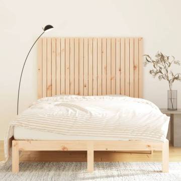 Elegant Solid Wood Pine Wall Headboard - 146.5x3x110 cm