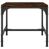 Stylish Smoked Oak Coffee Table - 50x50x35 cm