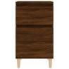 Elegant Brown Oak Bedside Cabinet - 40x35x70 cm | HipoMarket