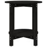 Elegant Black Coffee Table - Solid Pine Ø 55x60 cm