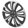 ProPlus 16-Inch Terra Silver & Black Wheel Covers - 4 pcs