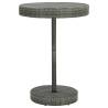 Garden Table Grey 75.5x106 cm Poly Rattan Colour grey Size 75.5 x 106 cm Quantity in Package 1 