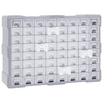 Multi-Drawer Organiser with 64 Drawers | Hipomarket UK