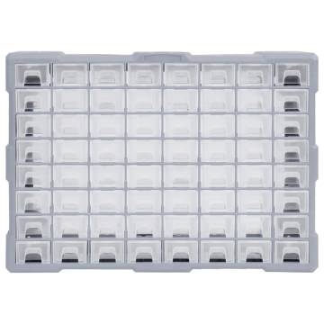 Multi-Drawer Organiser with 64 Drawers | Hipomarket UK