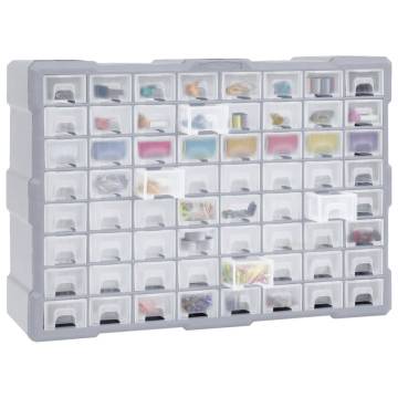 Multi-Drawer Organiser with 64 Drawers | Hipomarket UK