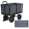 Garden Cart Liner Dark Grey 81x41x40 cm Fabric Colour dark grey Size 81 x 41 x 40 cm Quantity in Package 1 