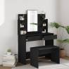 Dressing Table Set Black - Elegant Bedroom Furniture