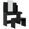 Dressing Table Set Black - Elegant Bedroom Furniture