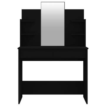 Dressing Table Set Black - Elegant Bedroom Furniture