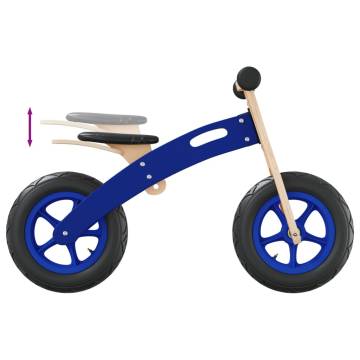 Balance Bike for Children with Air Tyres - Blue | HipoMarket