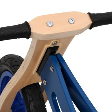 Balance Bike for Children with Air Tyres - Blue | HipoMarket