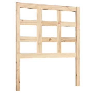 Solid Wood Pine Bed Headboard - 80.5x4x100 cm | Hipomarket