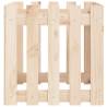 Garden Planter with Fence Design - Solid Pine 50x50x50 cm