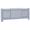 Stylish MDF Radiator Cover Grey - 205 cm | HipoMarket