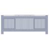 Stylish MDF Radiator Cover Grey - 205 cm | HipoMarket