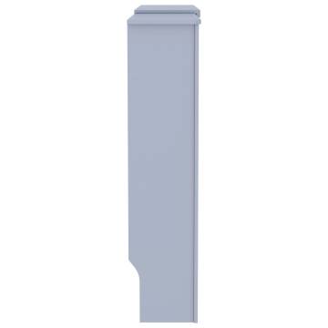 Stylish MDF Radiator Cover Grey - 205 cm | HipoMarket