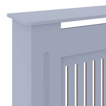 Stylish MDF Radiator Cover Grey - 205 cm | HipoMarket