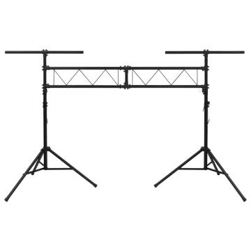 Light Stand Black 338x115x(180-300) cm Steel - Hipomarket