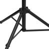 Light Stand Black 338x115x(180-300) cm Steel - Hipomarket