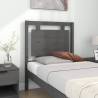 Stylish Grey Bed Headboard - Solid Pine Wood | HipoMarket