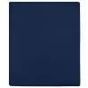 Jersey Fitted Sheets 2 pcs Navy Blue 160x200 cm Cotton Colour navy blue Size 160 x 200 cm Quantity in Package 2 