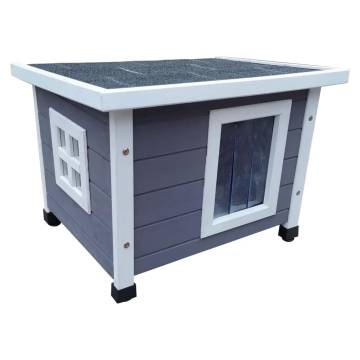 @Pet Outdoor Cat House XL - Spacious & Durable Cat Lodge