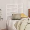 Stylish White Bed Headboard - Solid Pine - 81x4x104 cm