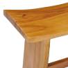 Solid Teak Wood Stool - Durable & Stylish Home Decor