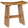 Solid Teak Wood Stool - Durable & Stylish Home Decor