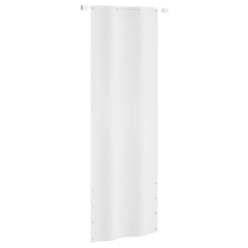 White Balcony Screen 80x240 cm - Privacy & Water-Resistant