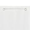 White Balcony Screen 80x240 cm - Privacy & Water-Resistant