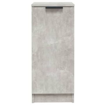 Stylish Concrete Grey Sideboards - 2 pcs - 30x30x70 cm