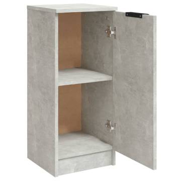 Stylish Concrete Grey Sideboards - 2 pcs - 30x30x70 cm