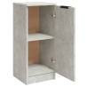 Stylish Concrete Grey Sideboards - 2 pcs - 30x30x70 cm