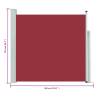 Patio Retractable Side Awning 170x300 cm - Red | HipoMarket