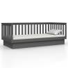 Versatile Grey Day Bed 80x200 cm Solid Pine Wood - Hipo Market