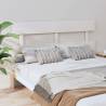 Stylish White Pine Bed Headboard - 154x3x81 cm