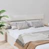 Stylish White Pine Bed Headboard - 154x3x81 cm