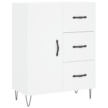 Stylish Highboard White 69.5x34x180 cm | HIPO Market