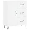 Stylish Highboard White 69.5x34x180 cm | HIPO Market