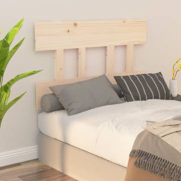 Stylish Solid Wood Pine Bed Headboard - 78.5x3x81 cm