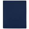 Jersey Fitted Sheets 2 pcs Navy Blue 140x200 cm Cotton Colour navy blue Size 140 x 200 cm Quantity in Package 2 