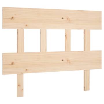 Stylish Solid Wood Pine Bed Headboard - 78.5x3x81 cm