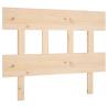 Stylish Solid Wood Pine Bed Headboard - 78.5x3x81 cm