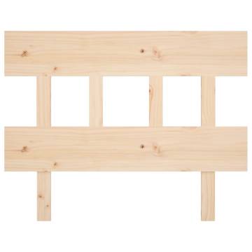 Stylish Solid Wood Pine Bed Headboard - 78.5x3x81 cm